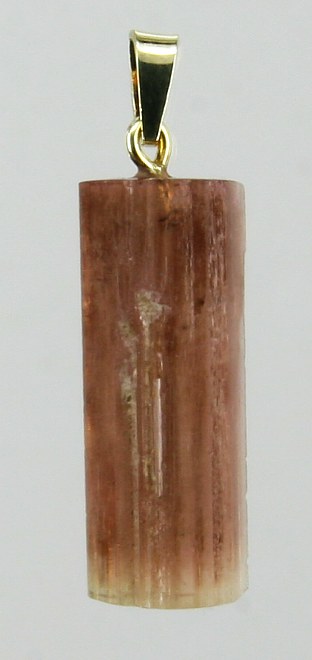 Roter Turmalin (Rubellit) Anhänger mit 585 Goldöse