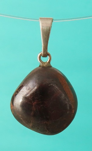 Rutil, přívěsek ve stříbře