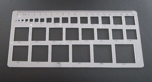 Template Stencil Set, 8 pieces