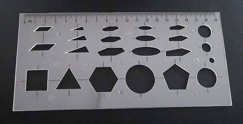 Template Stencil Set, 8 pieces