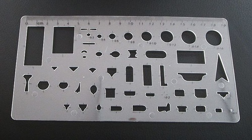 Template Stencil Set, 8 pieces