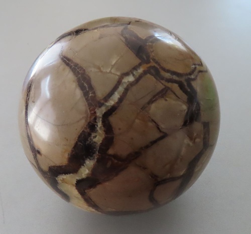 Septarian Nodule (Calcite Concretion) Sphere 115 mm