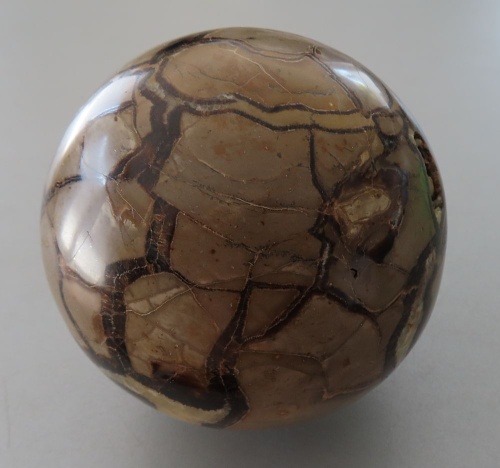 Septarian Nodule (Calcite Concretion) Sphere 115 mm