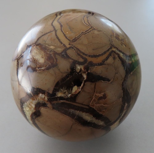Septarian Nodule (Calcite Concretion) Sphere 115 mm