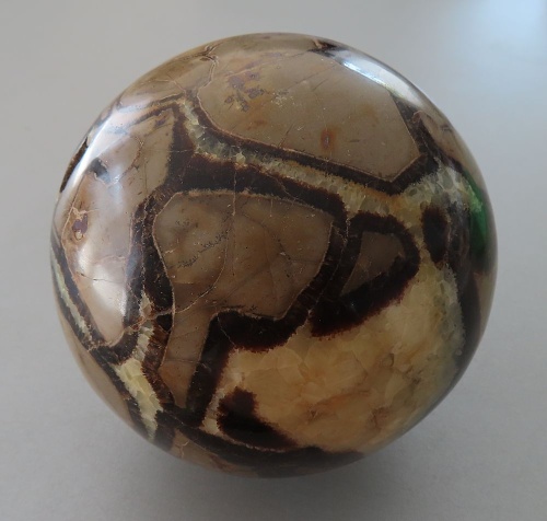 Septarian Nodule (Calcite Concretion) Sphere 115 mm