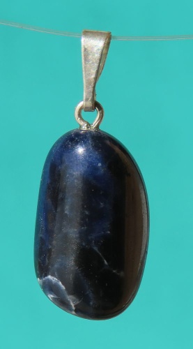 Sodalite Silver Pendant