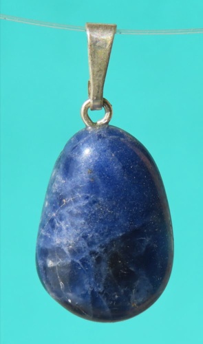 Sodalite Silver Pendant