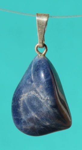Sodalite Silver Pendant