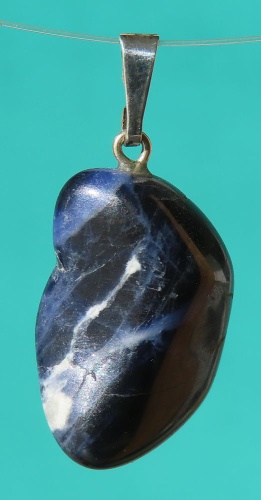 Sodalite Silver Pendant