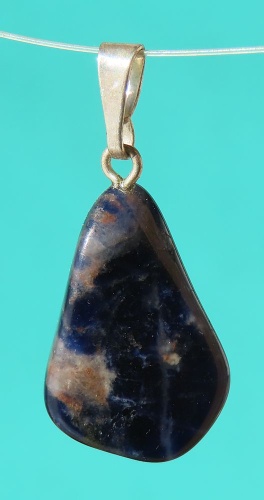 Sodalite Silver Pendant