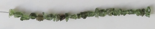 String of drilled Moldavites