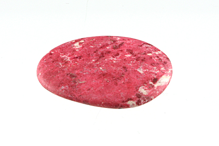 Thulite, hand-polished