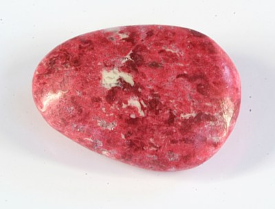 Thulite hand-polished