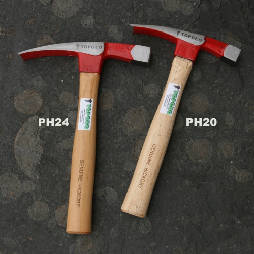 TOPGEO Rock Pick, chisel edge, hickory handle, 750 g