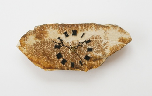 Clock made of Dendritic Shale from Solnhofen