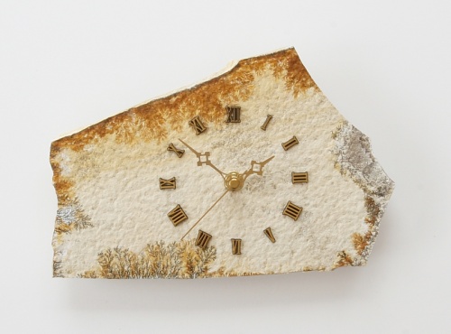 Clock made of Dendritic Shale from Solnhofen