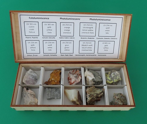 UV Mineralien - Referenzsammlung