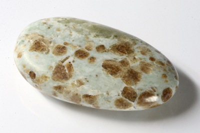 Wollastonite, Hessonite, hand-polished