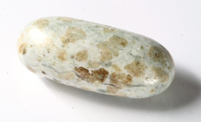 Wollastonite, Hessonite, hand-polished