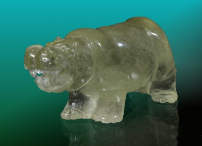 Wüstenglas, Nilpferd