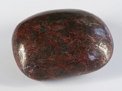 Cinnabar, hand-polished